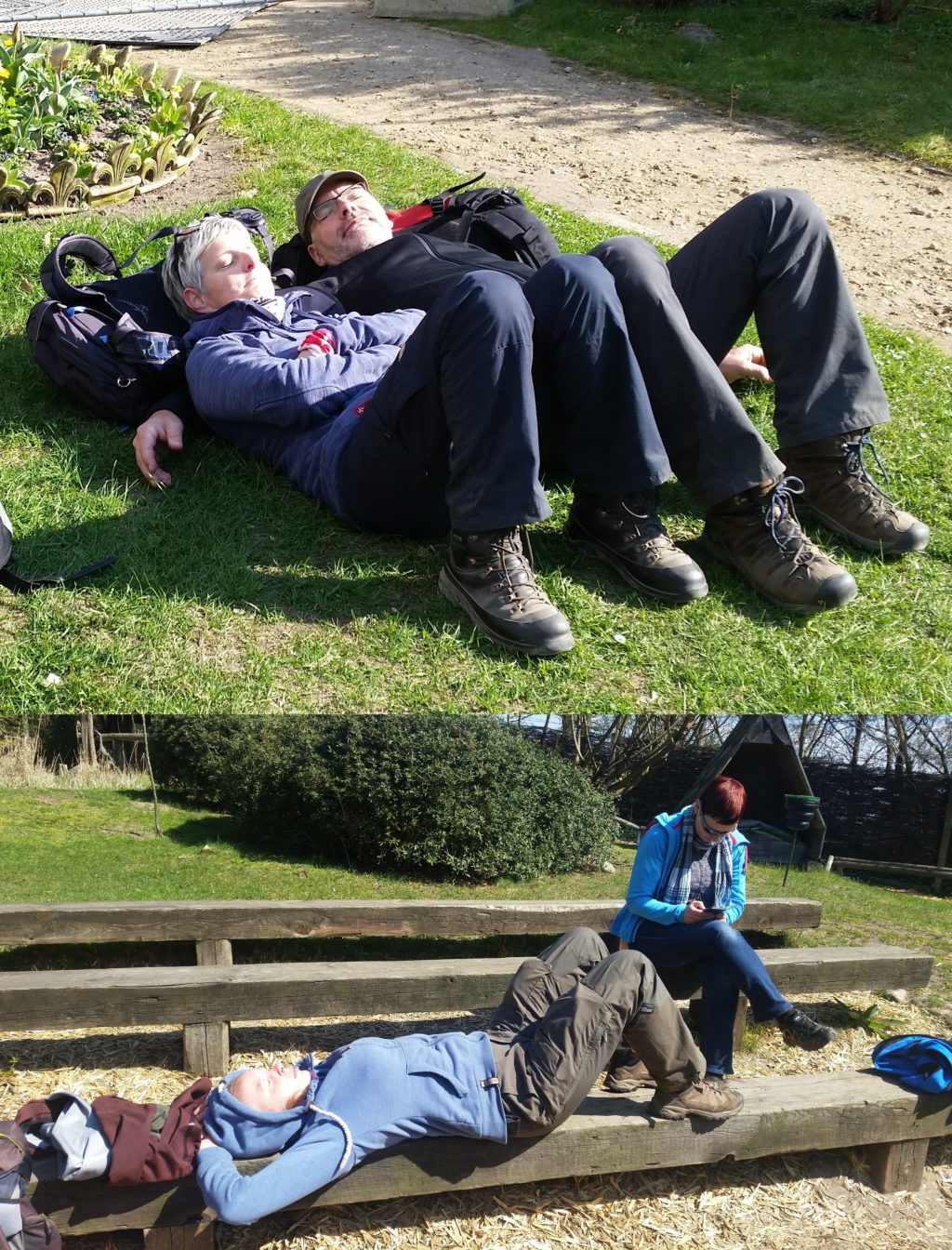 mit der Seele baumeln