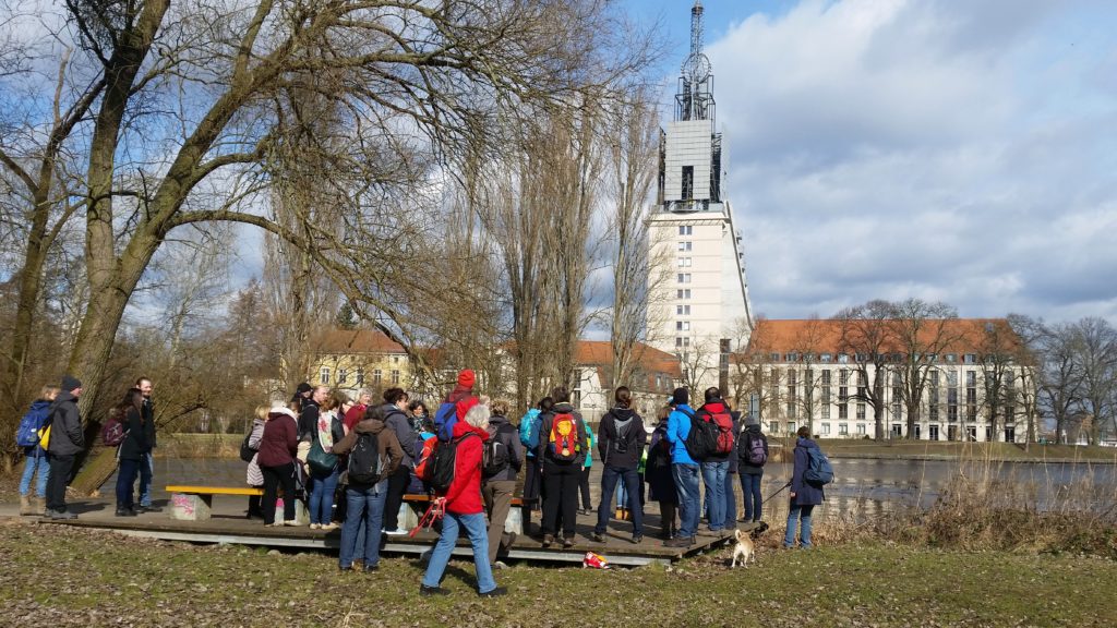 Blick auf den Standort der ehemaligen Heilig Geist Kirche